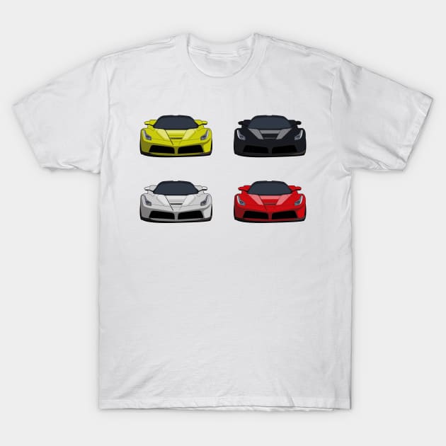 Ferrari Laferrari Italy T-Shirt by Car_Designer